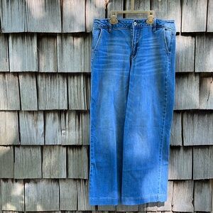 KanCan Wide Leg High Waisted Trouser Jean Medium Wash size 11/29